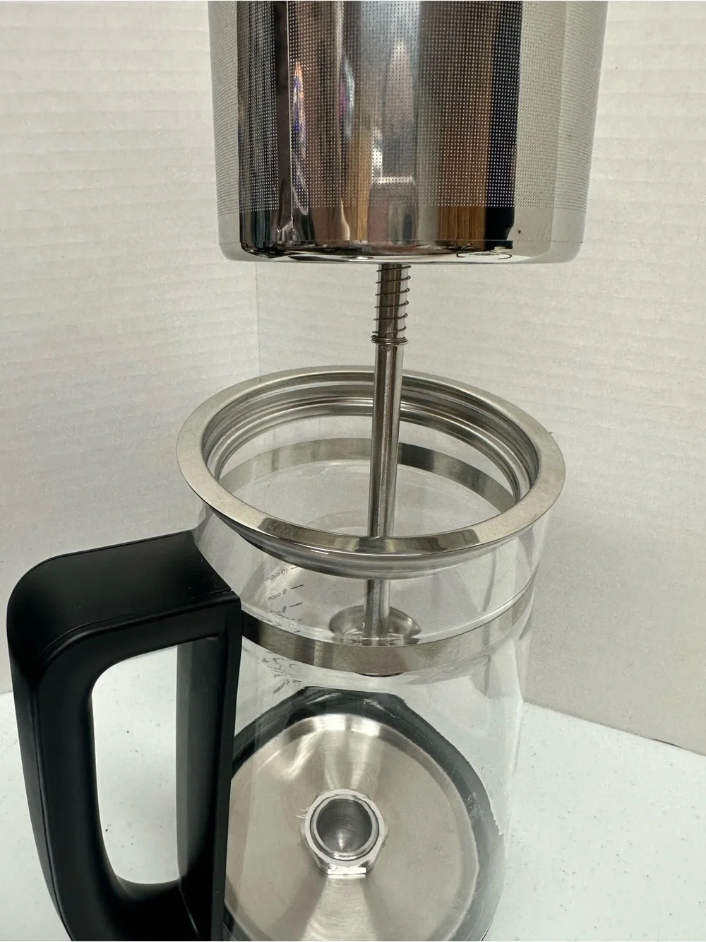 KIDISLE 10-Cup Electric Coffee Percolator Glass KEG8063-UL Stainless 1000W